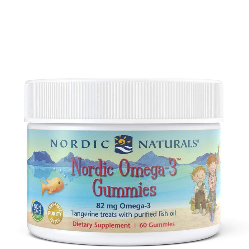 Nordic Naturals Nordic Omega-3 Gummies Tangerine -- 60 Gummies