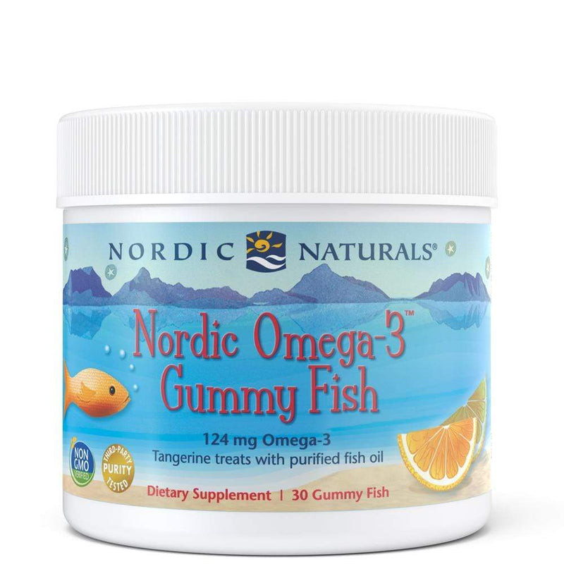 Nordic Naturals Nordic Omega-3 Gummy Fish Tangerine -- 30 Gummies