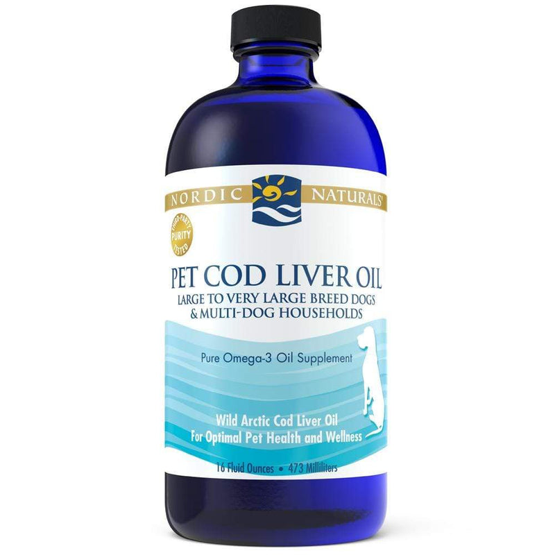 Nordic Naturals Pet Cod Liver Oil Unflavored -- 16 Fluid Ounces