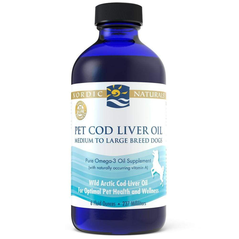 Nordic Naturals Pet Cod Liver Oil Unflavored -- 8 Fluid Ounces