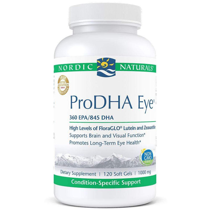 Nordic Naturals ProDHA Eye Unflavored -- 120 Soft Gels