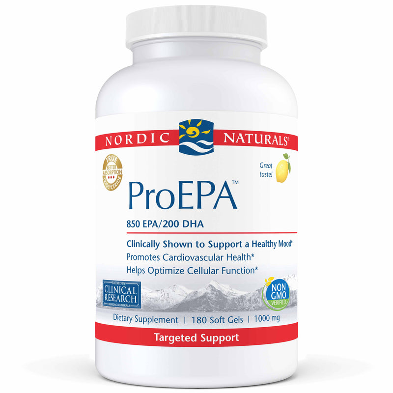 Nordic Naturals ProEPA Lemon -- 120 Softgels 180 softgels