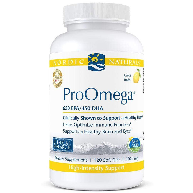 Nordic Naturals ProOmega Lemon -- 120 Soft Gels