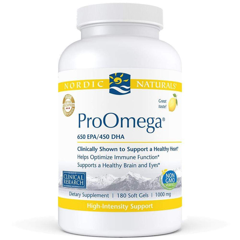 Nordic Naturals ProOmega Lemon -- 180 Soft Gels