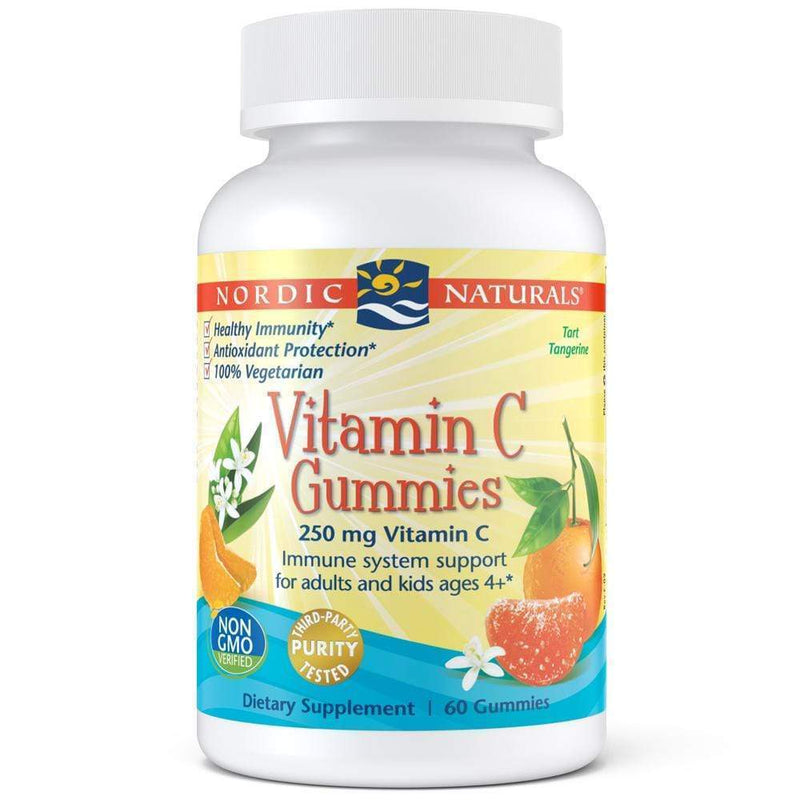 Nordic Naturals Vitamin C Tart Tangerine -- 120 Gummies 60 gummies