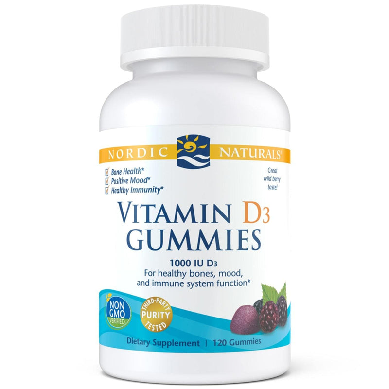 Nordic Naturals Vitamin D3 Gummies Sport - Wild Berry -- 120 Gummies