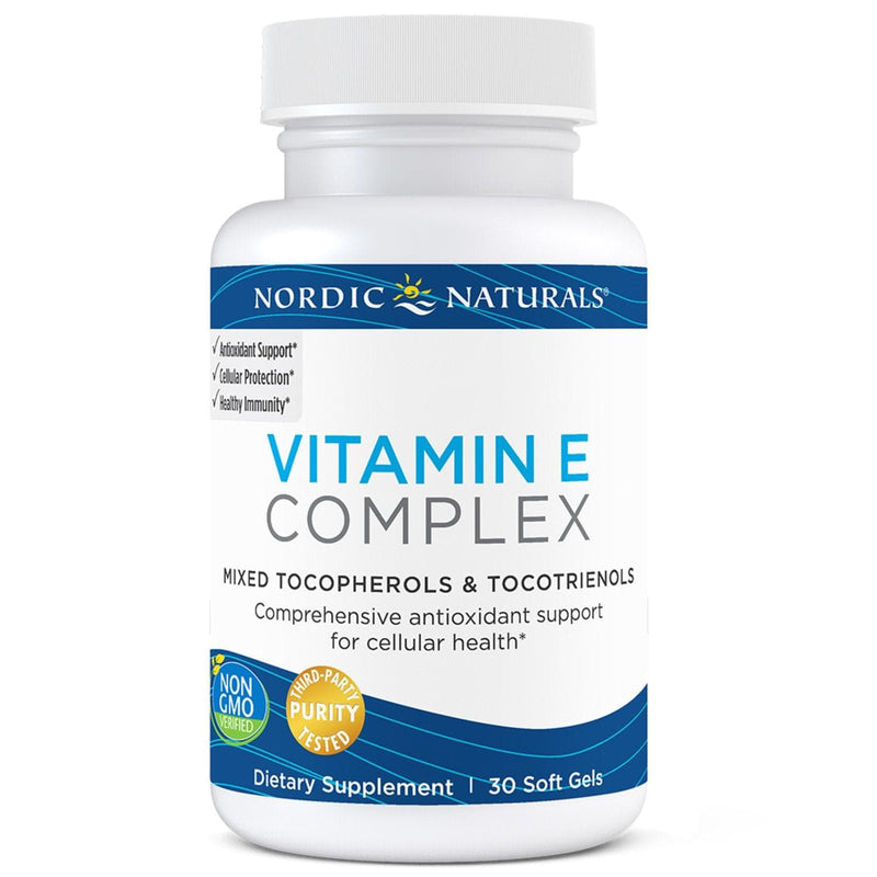 Nordic Naturals Vitamin E Complex - Unflavored -- 30 Soft Gels