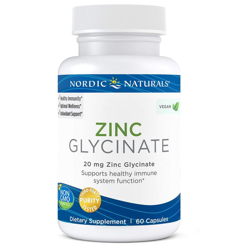 Nordic Naturals Zinc Glycinate - Unflavored -- 60 Capsules