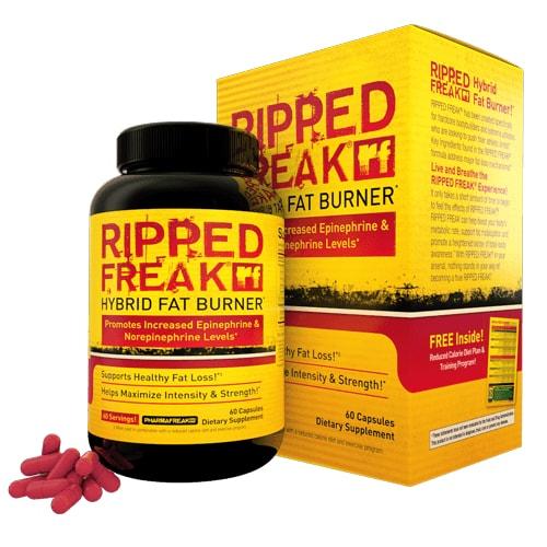 PharmaFreak Ripped Freak Hybrid Fat Burner -- 60 Capsules