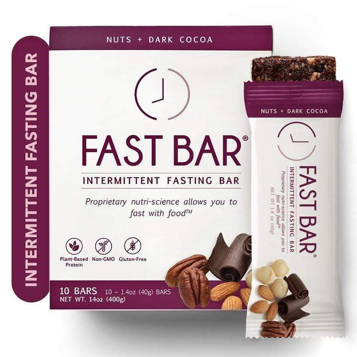 Prolon Fast Bar Nuts and Dark Cocoa -- 1.4 oz (5 Pack) 10-pack