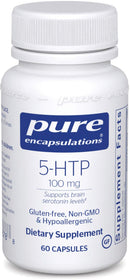Pure Encapsulations 5-HTP (5-Hydroxytryptophan) 100 mg -- 60 Capsules