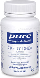 Pure Encapsulations 7-KETO DHEA 100 mg -- 60 Capsules 120 capsules