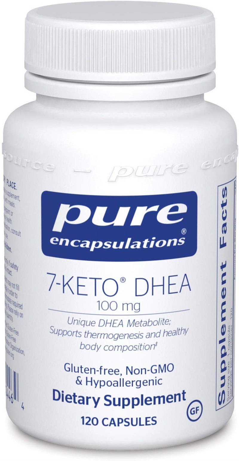 Pure Encapsulations 7-KETO DHEA 100 mg -- 60 Capsules 120 capsules