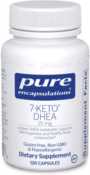 Pure Encapsulations 7-Keto DHEA 25 mg -- 60 Capsules 120 capsules