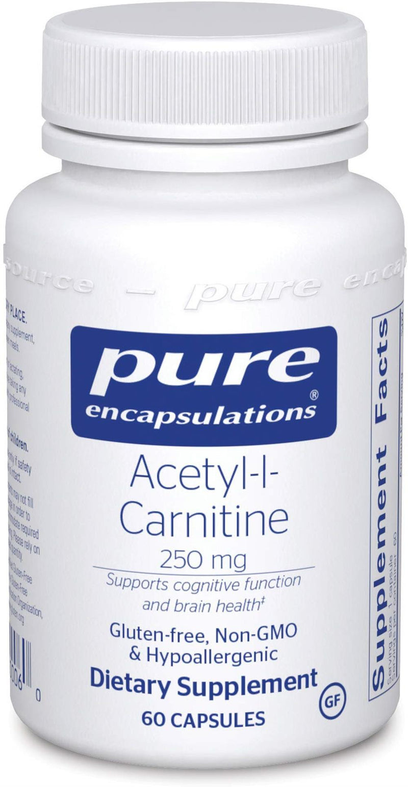 Pure Encapsulations Acetyl-l-Carnitine 250 mg -- 60 Capsules