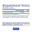 Pure Encapsulations Acetyl-l-Carnitine 500 mg -- 60 Capsules