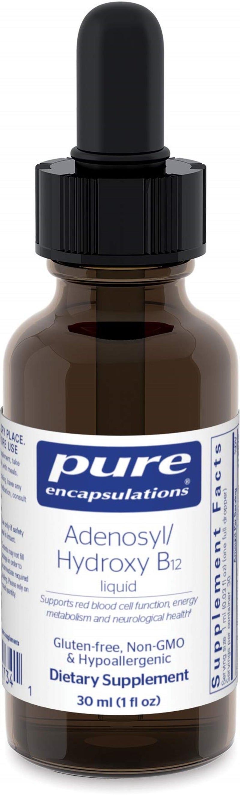 Pure Encapsulations Adenosyl-Hydroxy B12 Liquid -- 1 fl oz