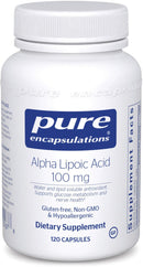 Pure Encapsulations Alpha Lipoic Acid 100 mg -- 60 Capsules 120 capsules