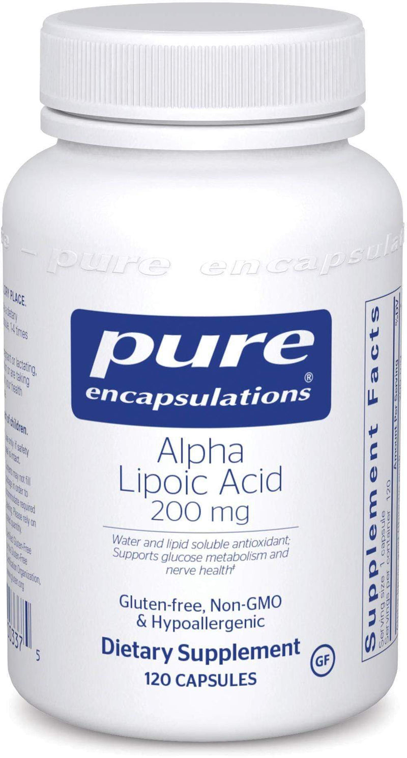 Pure Encapsulations Alpha Lipoic Acid 200 mg -- 60 Capsules 120 capsules