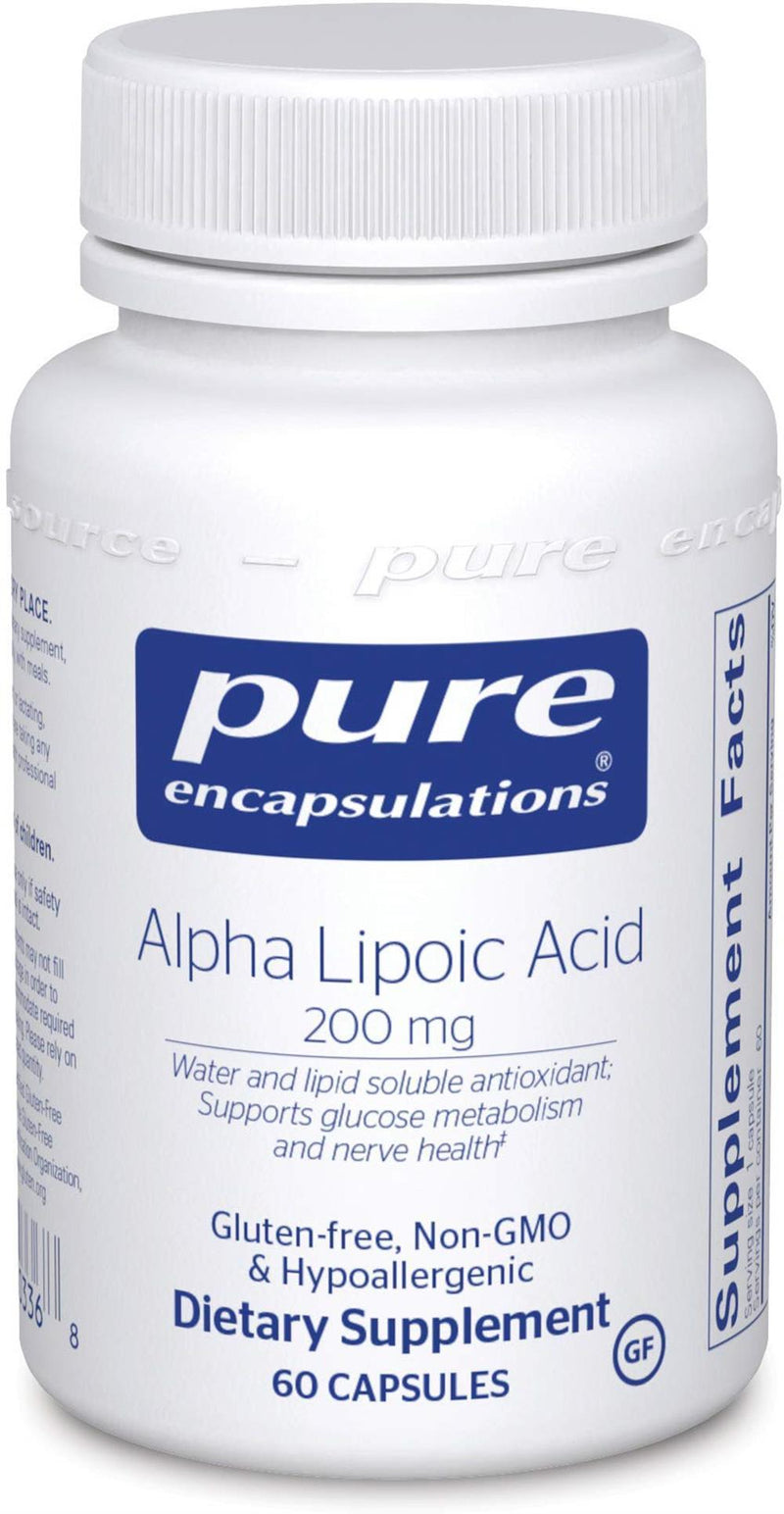 Pure Encapsulations Alpha Lipoic Acid 200 mg -- 60 Capsules