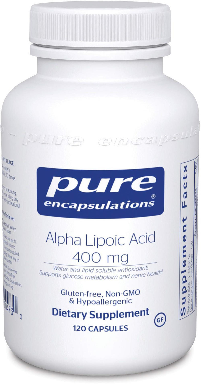 Pure Encapsulations Alpha Lipoic Acid 400 mg -- 60 Capsules 120 capsules