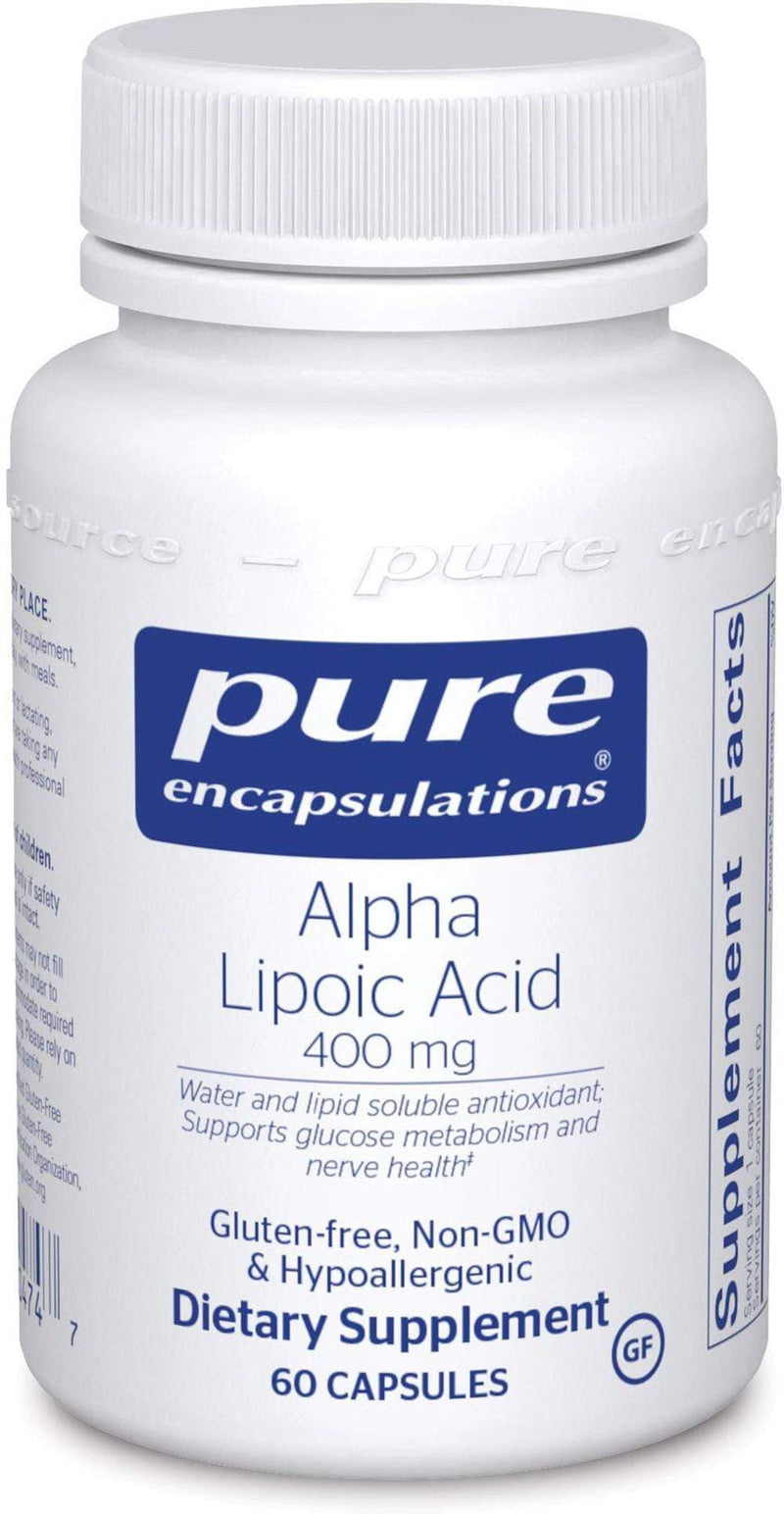 Pure Encapsulations Alpha Lipoic Acid 400 mg -- 60 Capsules