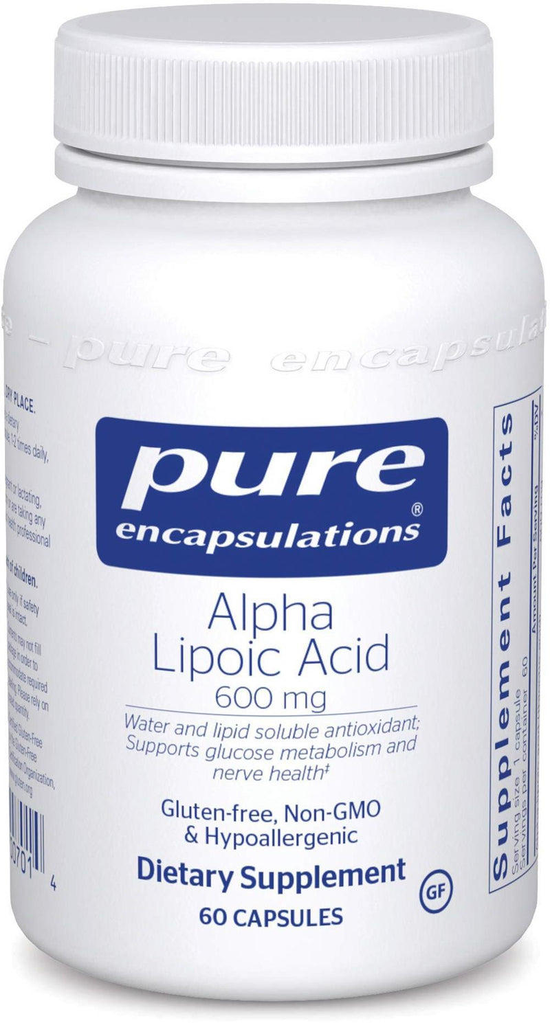 Pure Encapsulations Alpha Lipoic Acid 600 mg -- 60 Capsules