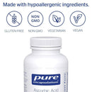 Pure Encapsulations Ascorbic Acid Capsules - -- 90 Capsules