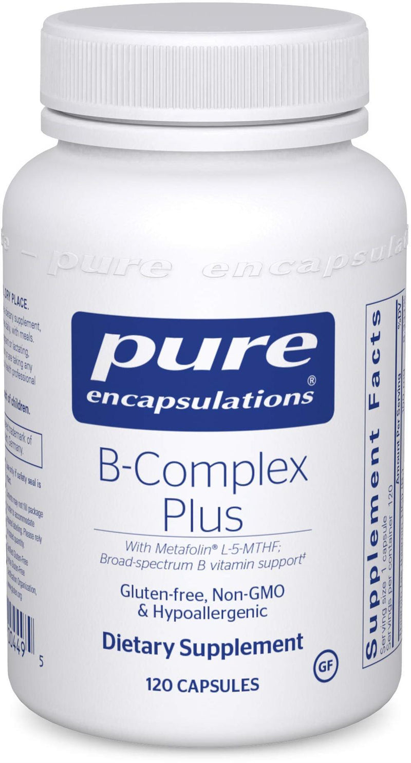 Pure Encapsulations B-Complex Plus -- 60 Capsules 120 capsules