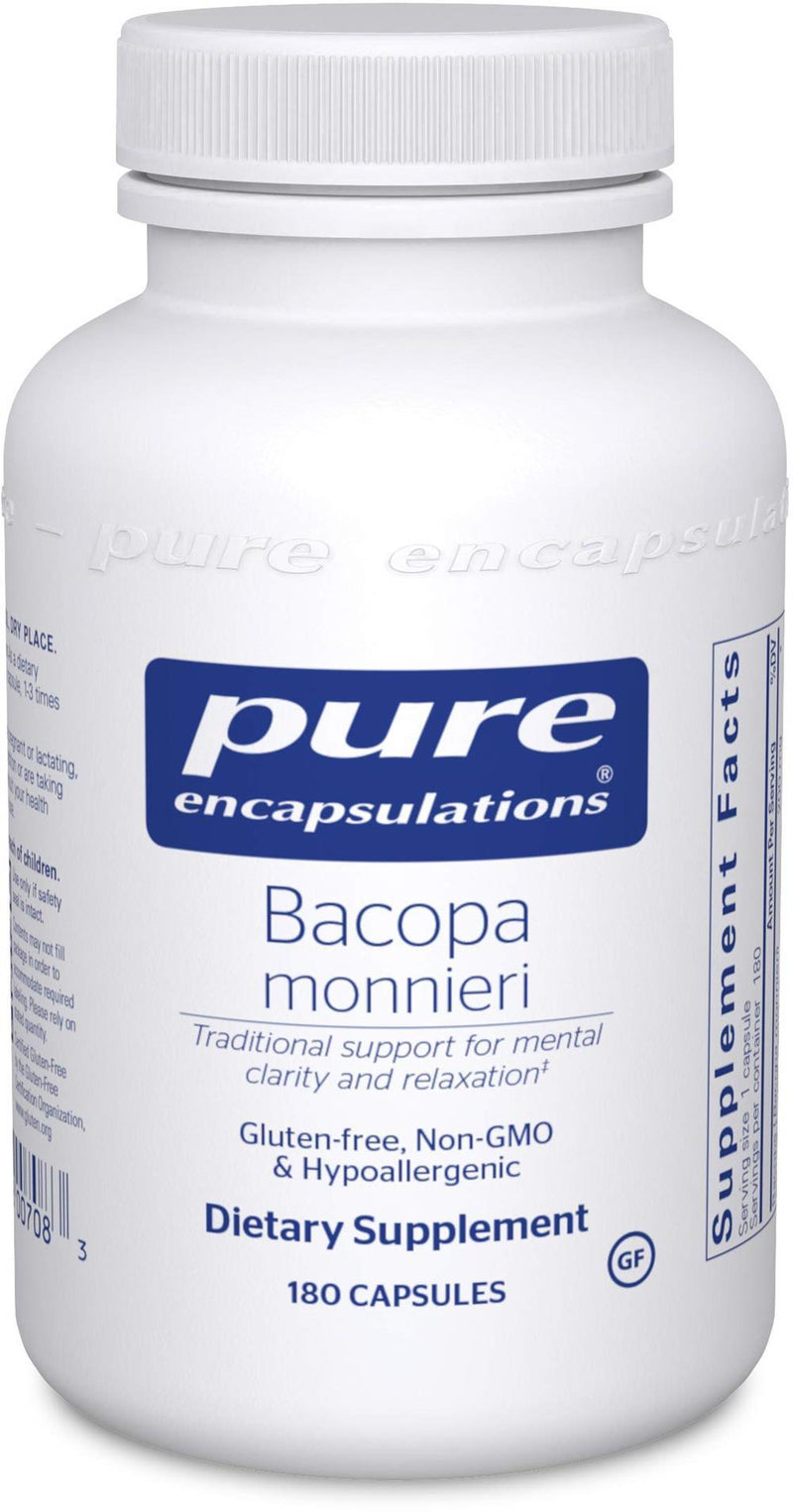 Pure Encapsulations Bacopa Monnieri -- 180 Capsules