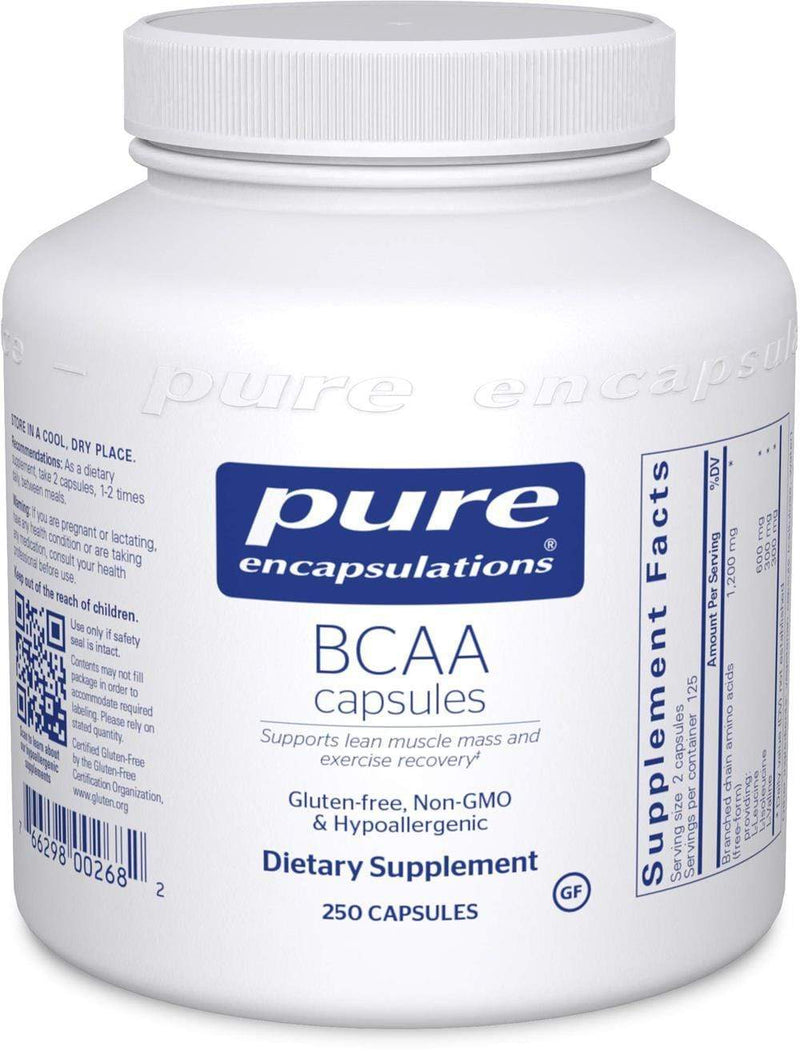 Pure Encapsulations BCAA -- 90 Capsules 250 capsules