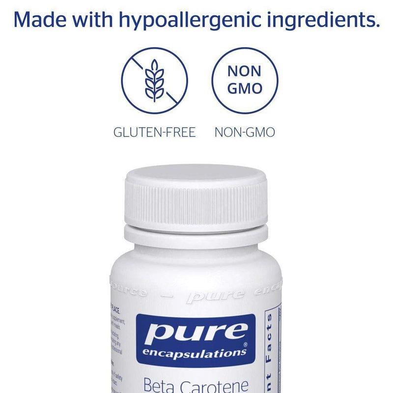 Pure Encapsulations Beta Carotene (with Mixed Carotenoids) -- 90 Softgels