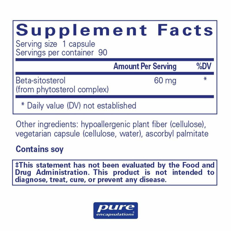 Pure Encapsulations Beta-Sitosterol -- 90 Capsules