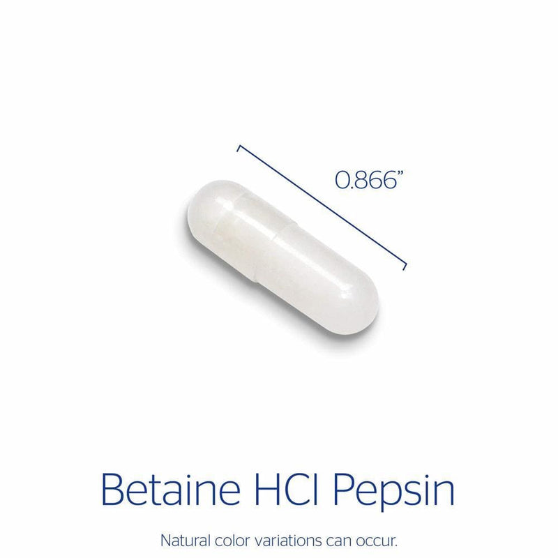 Pure Encapsulations Betaine HCl-Pepsin -- 250 Capsules