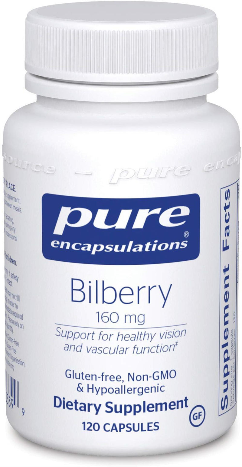 Pure Encapsulations Bilberry 1-- 60 mg -- 120 Capsules