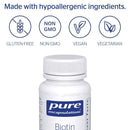 Pure Encapsulations Biotin 8 mg -- 60 Capsules