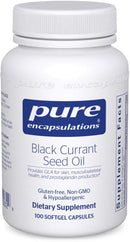Pure Encapsulations Black Currant Seed Oil -- 100 Softgels