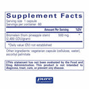 Pure Encapsulations Bromelain -- 2400-500 mg -- 60 Capsules