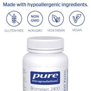 Pure Encapsulations Bromelain -- 2400-500 mg -- 60 Capsules