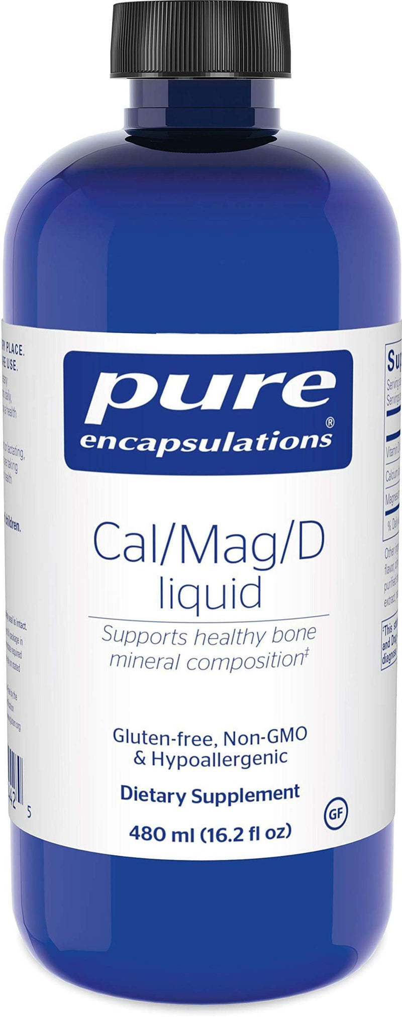 Pure Encapsulations Cal-Mag-D liquid -- 480 mL