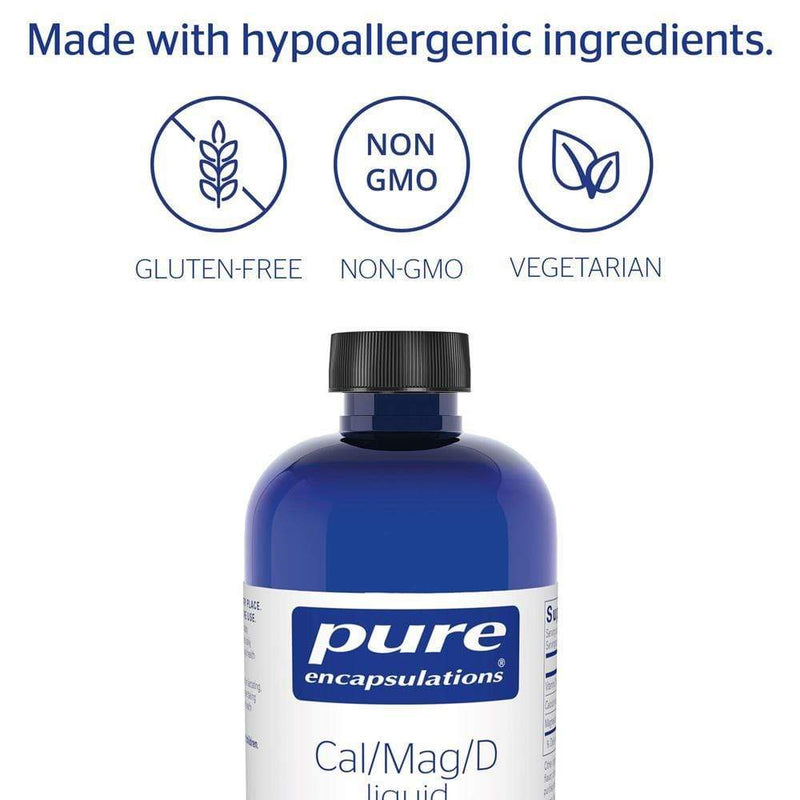 Pure Encapsulations Cal-Mag-D liquid -- 480 mL