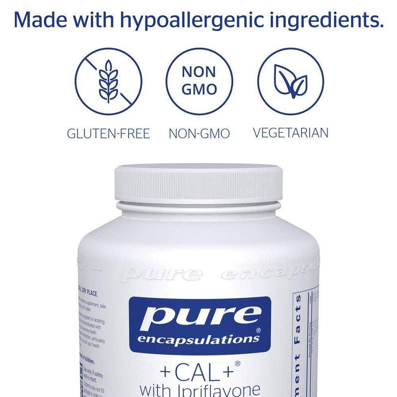 Pure Encapsulations +CAL+ with Ipriflavone -- 350 Capsules