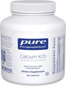 Pure Encapsulations Calcium K-D -- 180 Capsules