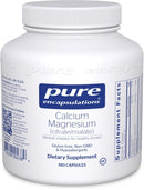 Pure Encapsulations Calcium Magnesium (Citrate-Malate) -- 180 Capsules