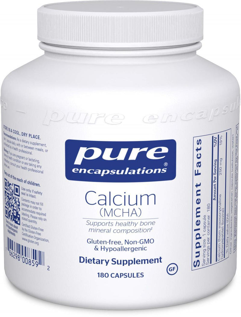 Pure Encapsulations Calcium (MCHA) -- 180 Capsules