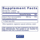 Pure Encapsulations Calcium (MCHA) -- 180 Capsules