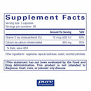Pure Encapsulations Calcium with Vitamin D3 -- 180 Capsules