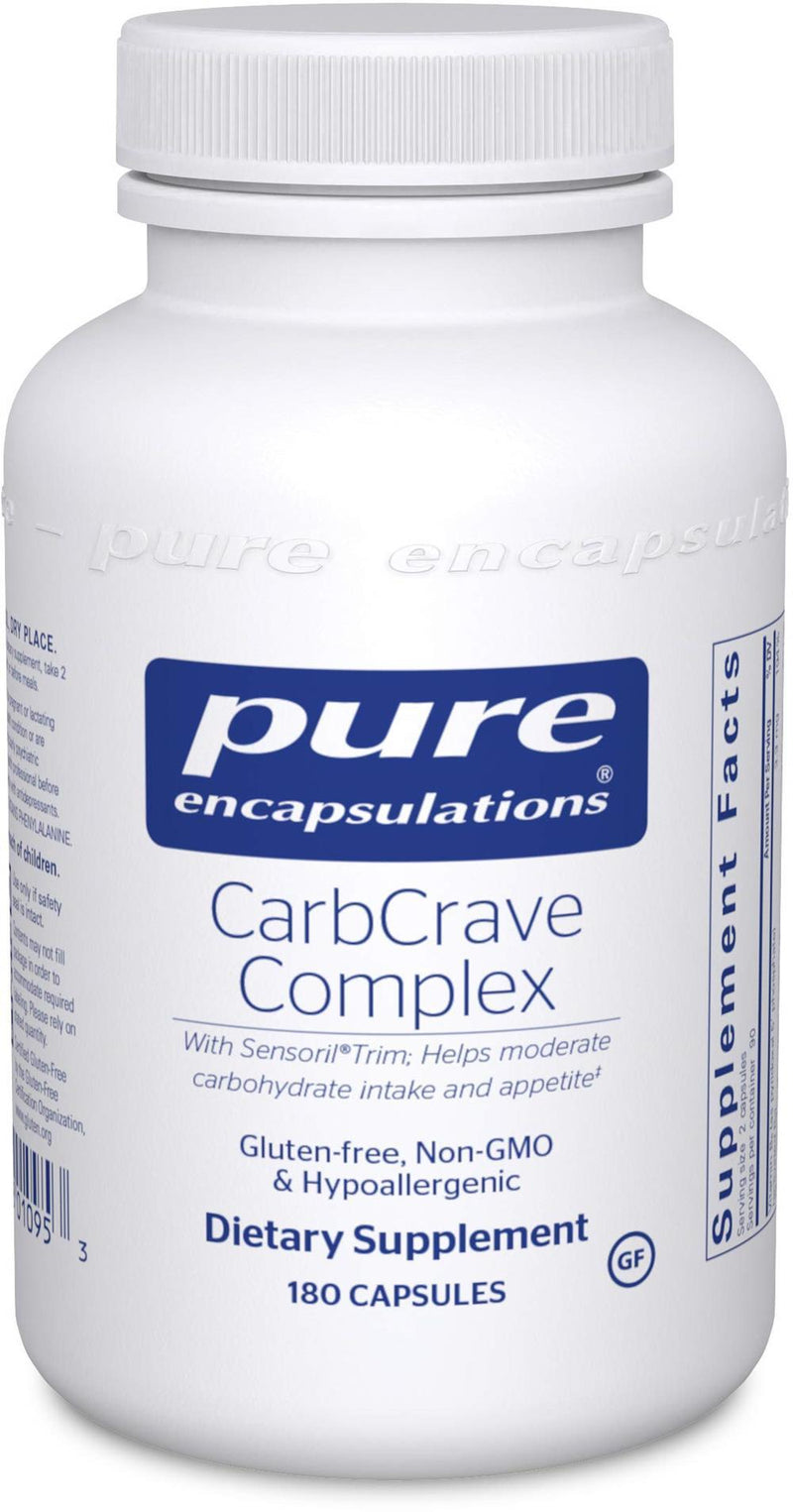 Pure Encapsulations CarbCrave Complex with Sensoril Trim -- 90 Capsules 180 capsules