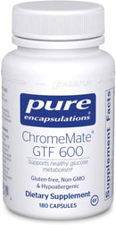 Pure Encapsulations ChromeMate GTF 600 -- 60 Capsules 180 capsules