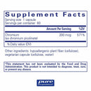 Pure Encapsulations Chromium (picolinate) 200 mcg -- 60 Capsules